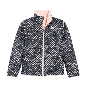 THE NORTH FACE Big Kids Mossbud Swirl Reversible Water Repellent Jacket